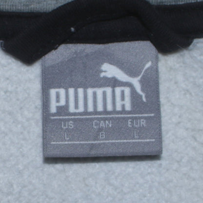 Mens UK Size L PUMA Grey Full Zip Hoodie