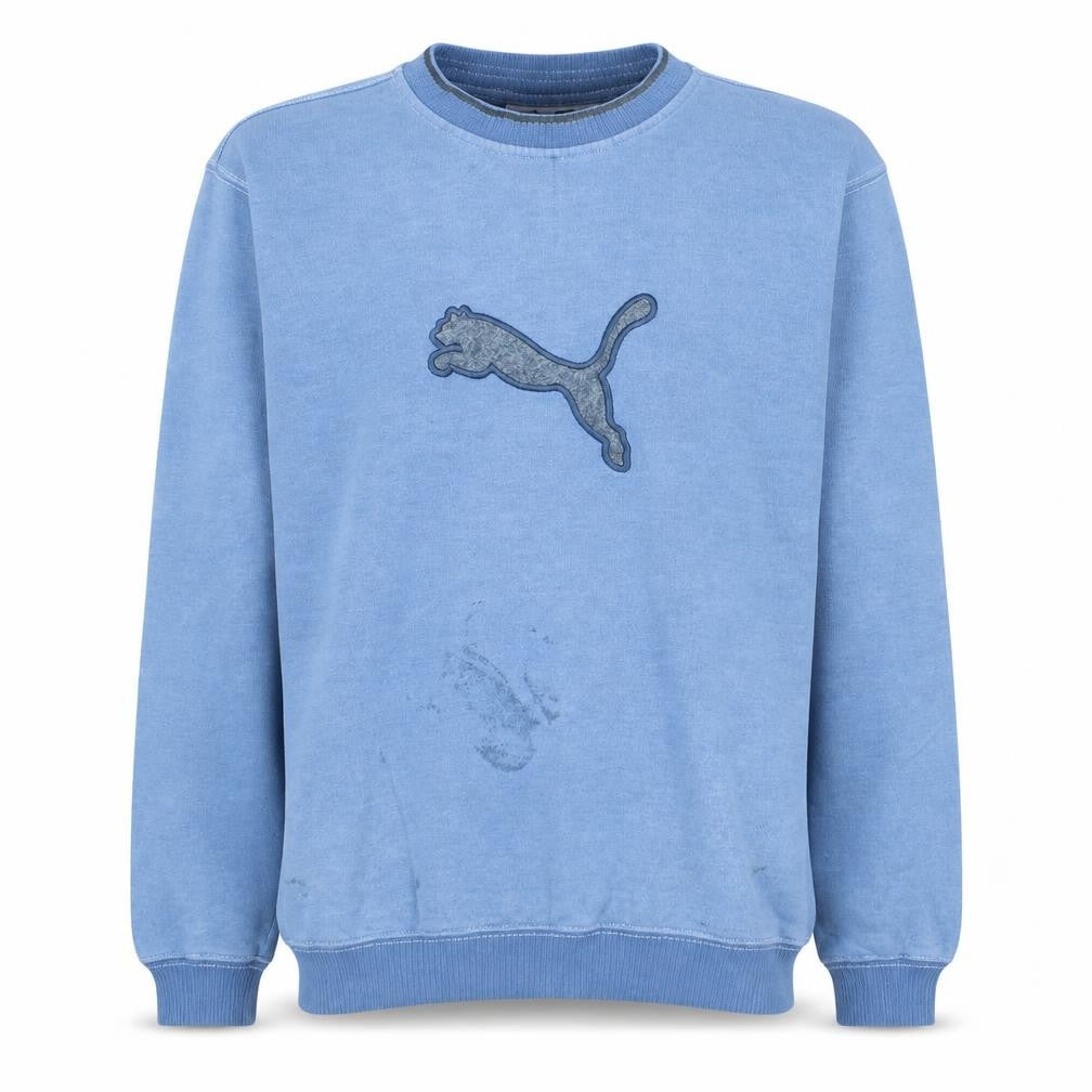 Mens UK Size S PUMA Blue Pullover Sweatshirt