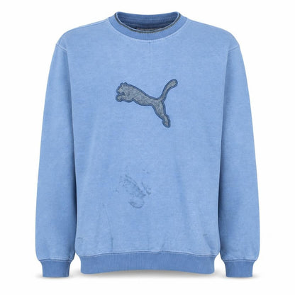 Mens UK Size S PUMA Blue Pullover Sweatshirt