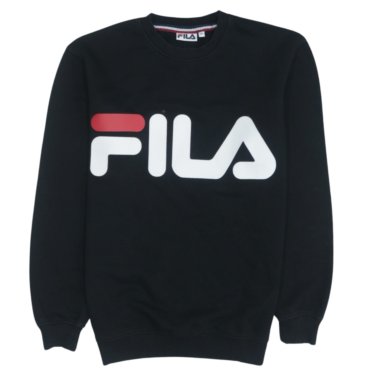 Mens UK Size XS FILA Black Pullover Sweatshirt