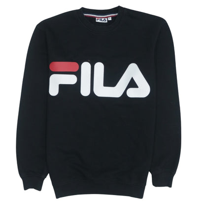 Mens UK Size XS FILA Black Pullover Sweatshirt