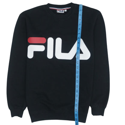 Mens UK Size XS FILA Black Pullover Sweatshirt