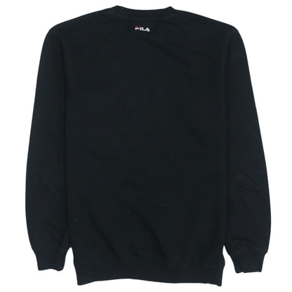 Mens UK Size XS FILA Black Pullover Sweatshirt