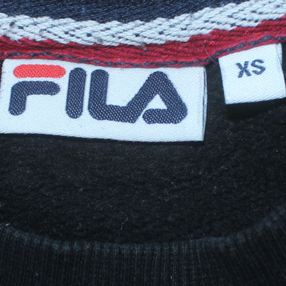 Mens UK Size XS FILA Black Pullover Sweatshirt