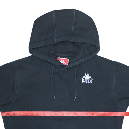 Mens UK Size S Kappa Black Pullover Hoodie