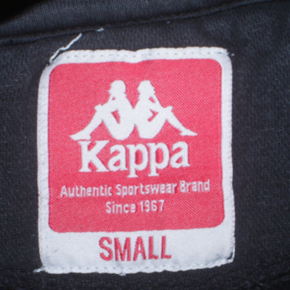 Mens UK Size S Kappa Black Pullover Hoodie