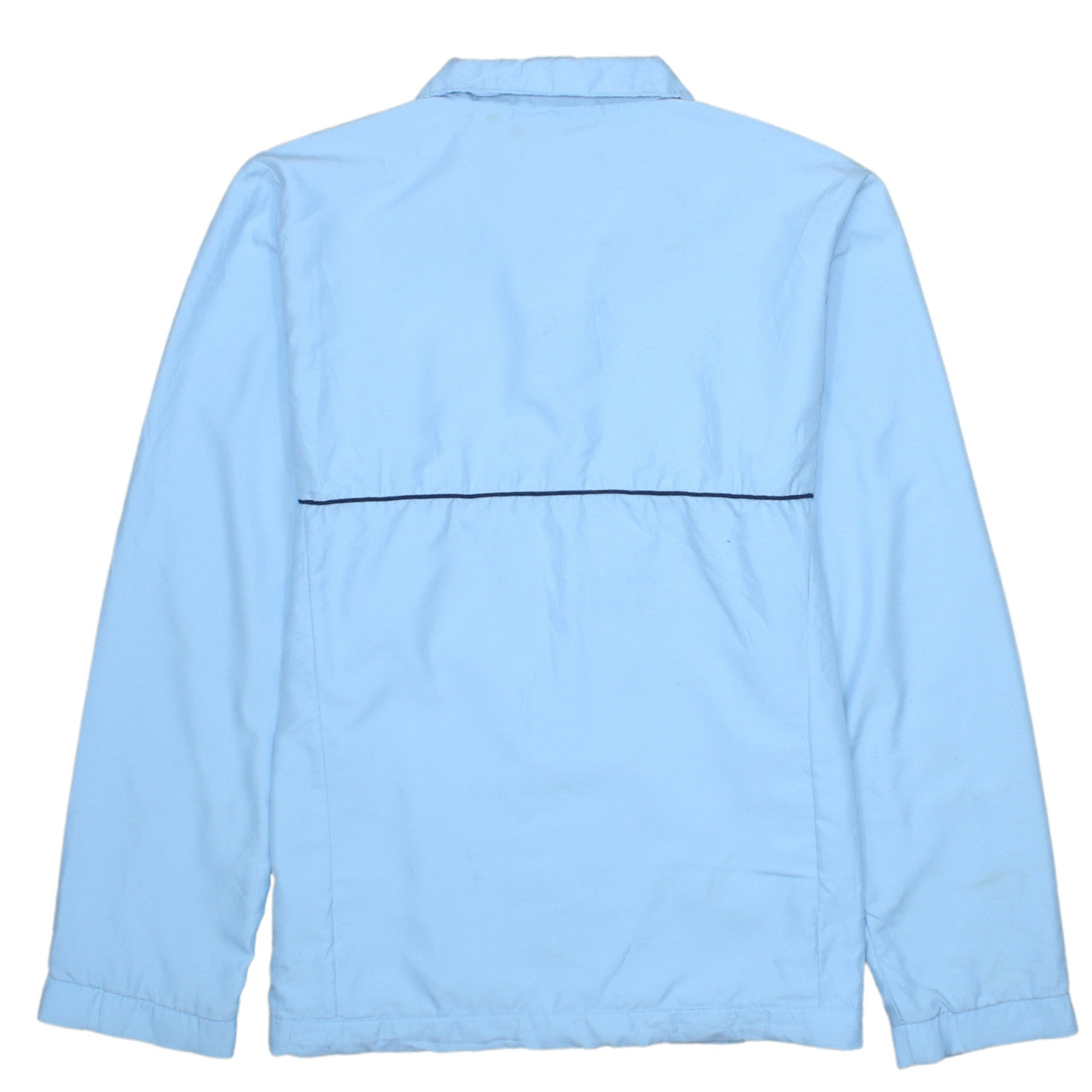 Adidas Women Blue Size 12 Track Jacket Lightweight Full Zip