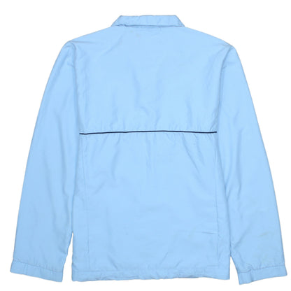 Adidas Women Blue Size 12 Track Jacket Lightweight Full Zip