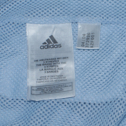Adidas Women Blue Size 12 Track Jacket Lightweight Full Zip