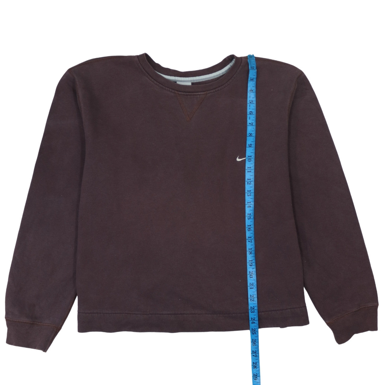 Nike Women’s Brown Sweatshirt XL Cotton Blend Crew Neck Logo