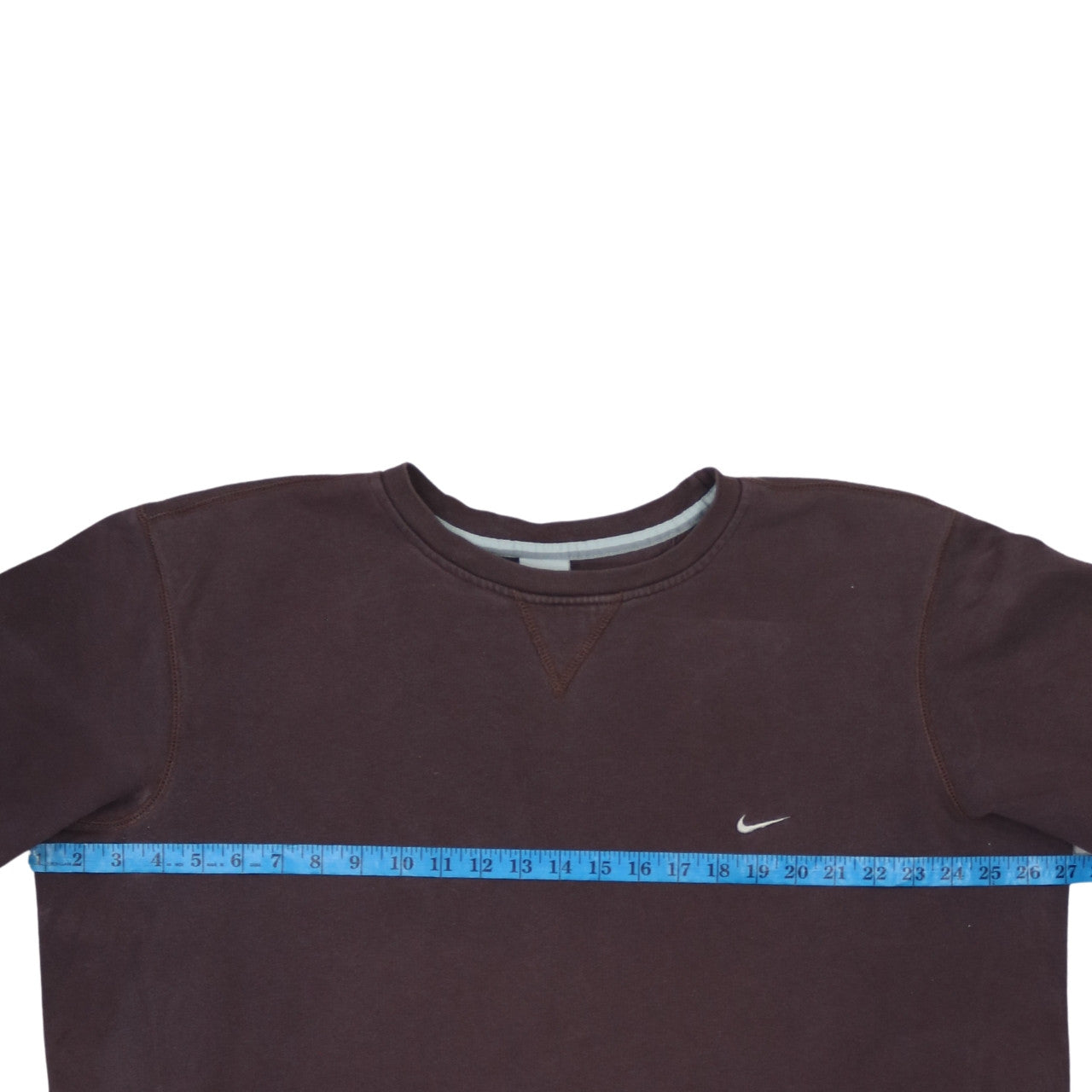 Nike Women’s Brown Sweatshirt XL Cotton Blend Crew Neck Logo