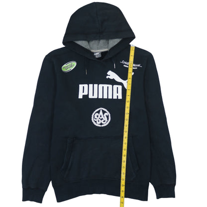 Mens UK Size M PUMA Black Pullover Hoodie