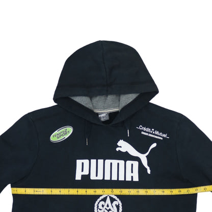 Mens UK Size M PUMA Black Pullover Hoodie