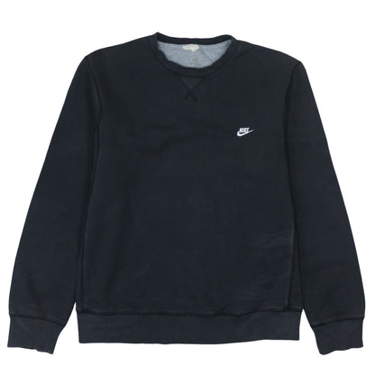 Mens UK Size M Nike Black Pullover Sweatshirt