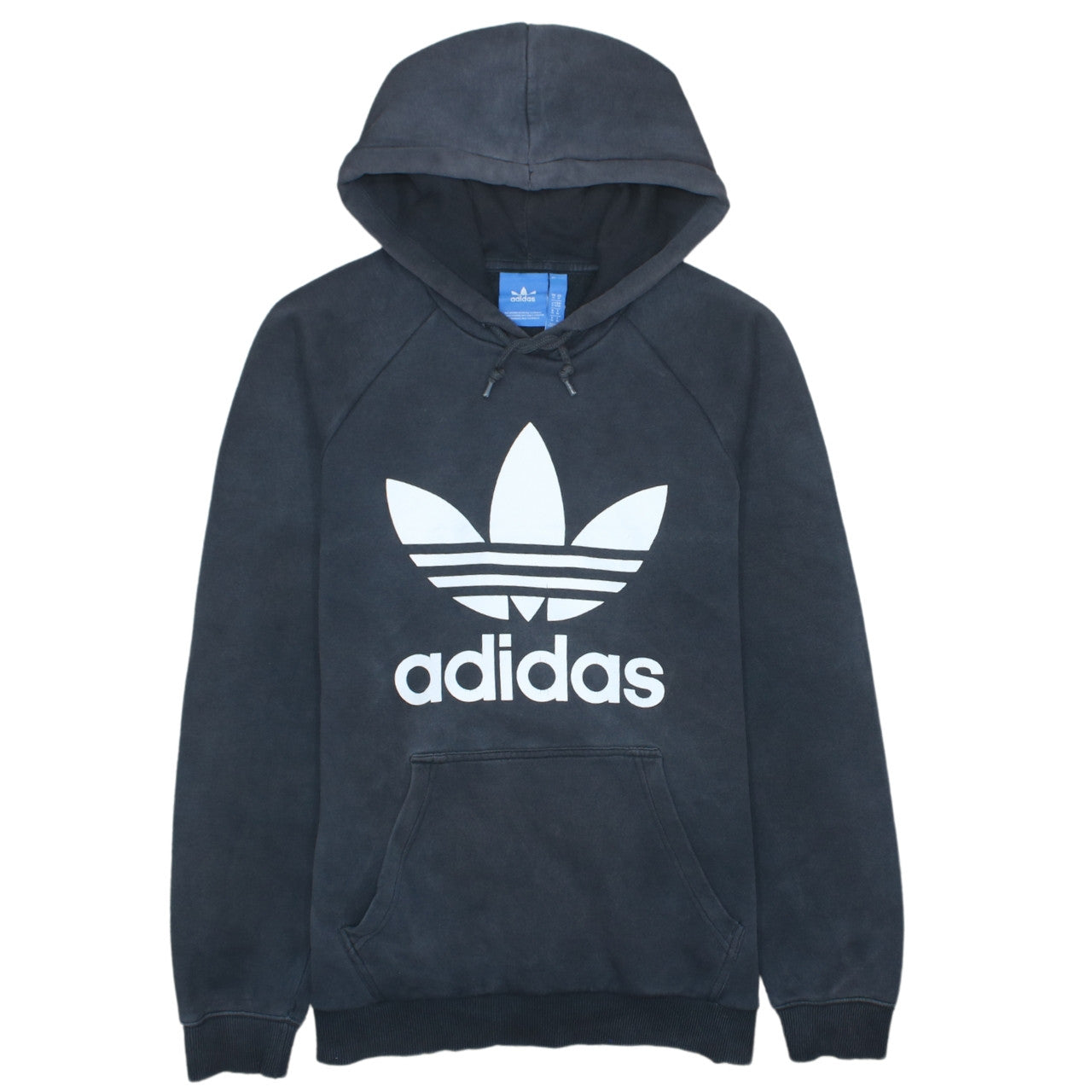 Mens UK Size M adidas Black Pullover Hoodie