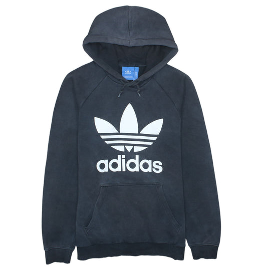 Mens UK Size M adidas Black Pullover Hoodie