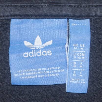 Mens UK Size M adidas Black Pullover Hoodie