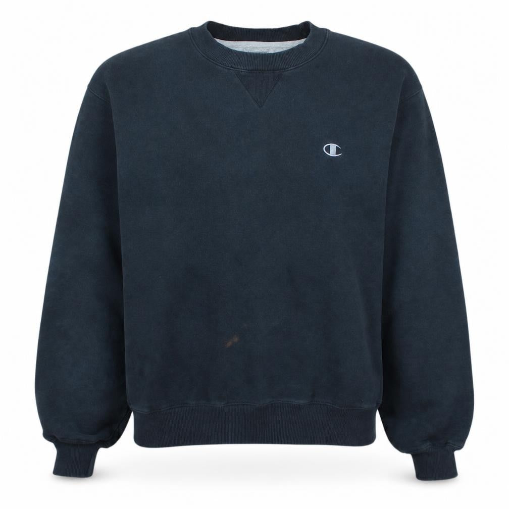 Mens UK Size M Champion Black Pullover Sweatshirt