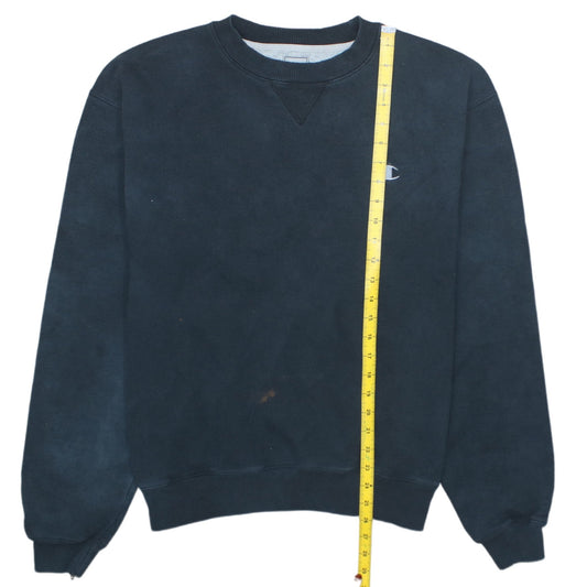 Mens UK Size M Champion Black Pullover Sweatshirt