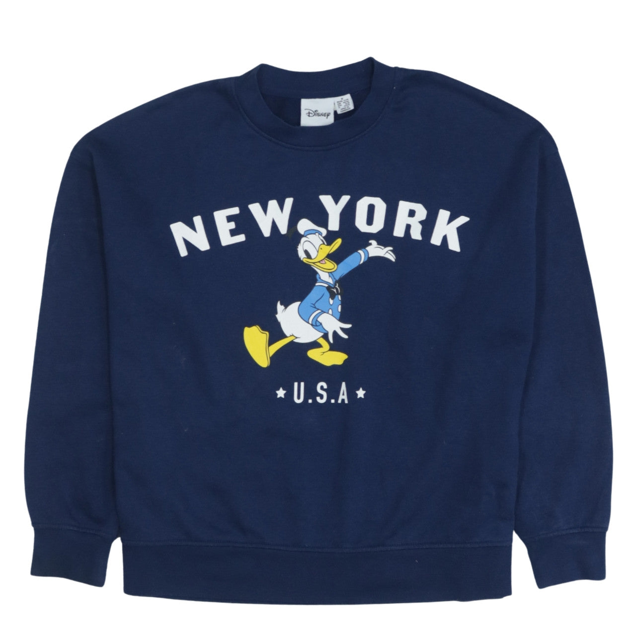 Womens UK Size M Disney Blue Pullover Sweatshirt
