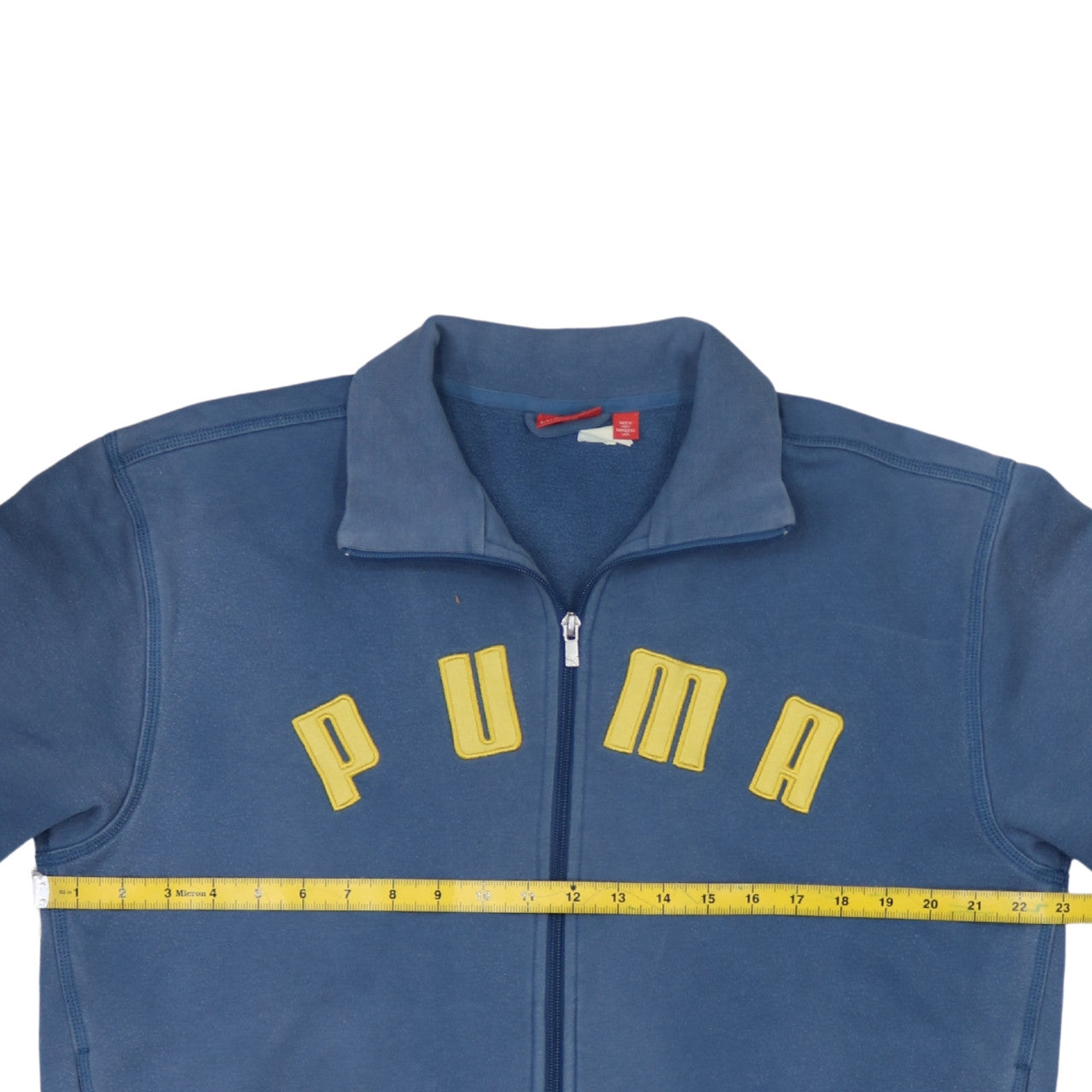 Mens UK Size M PUMA Blue Full Zip Sweatshirt