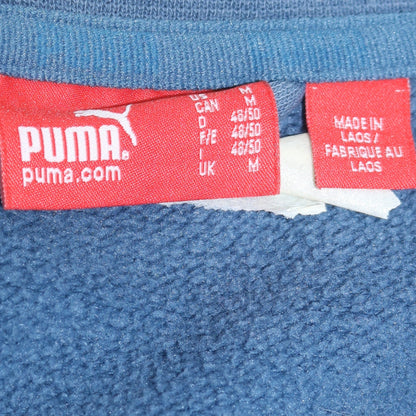 Mens UK Size M PUMA Blue Full Zip Sweatshirt
