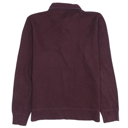 Gant Men’s Brown Long Sleeve Cotton Polo Shirt Size M