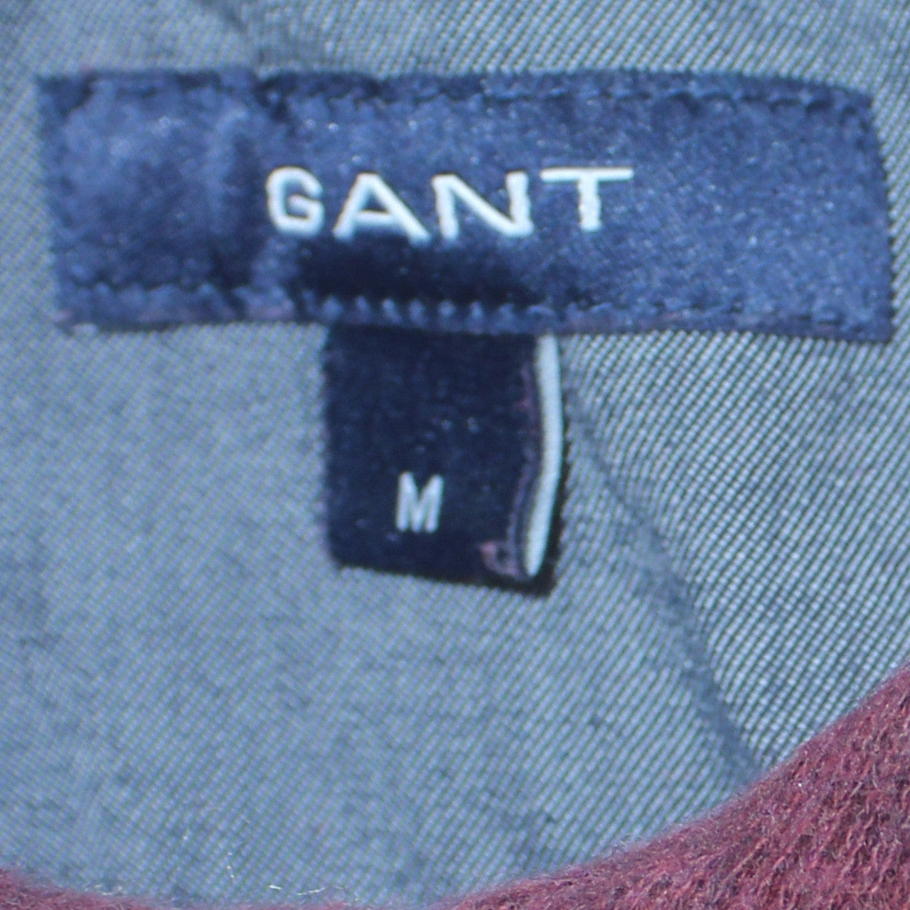 Gant Men’s Brown Long Sleeve Cotton Polo Shirt Size M