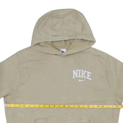 Mens UK Size M Nike Beige Pullover Hoodie