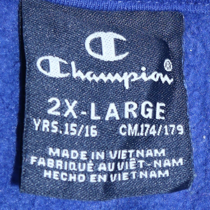 Champion Boys Blue Hoodie Pullover Sweatshirt 15-16 Years Logo Print