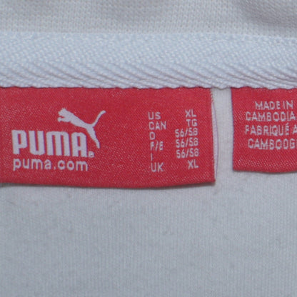 Puma Men's XL Blue Long Sleeve Crew Neck Cotton T-Shirt