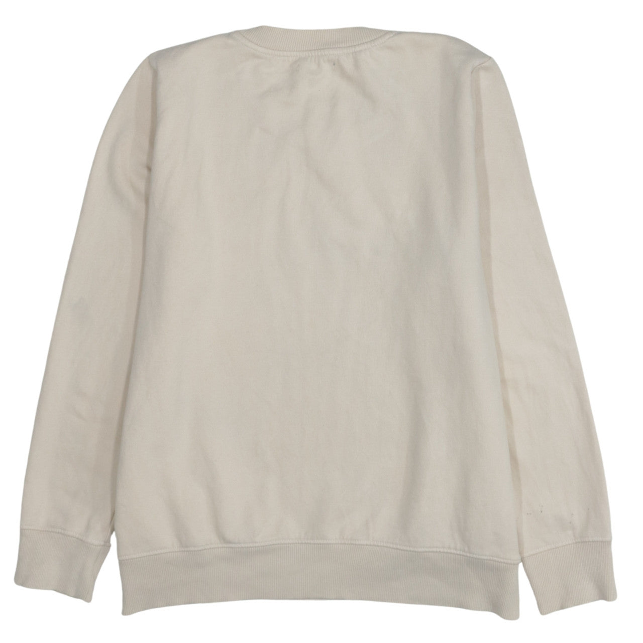 Calvin Klein Jeans Womens Ivory XL Sweatshirt Crew Neck Logo