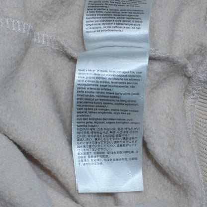 Calvin Klein Jeans Womens Ivory XL Sweatshirt Crew Neck Logo