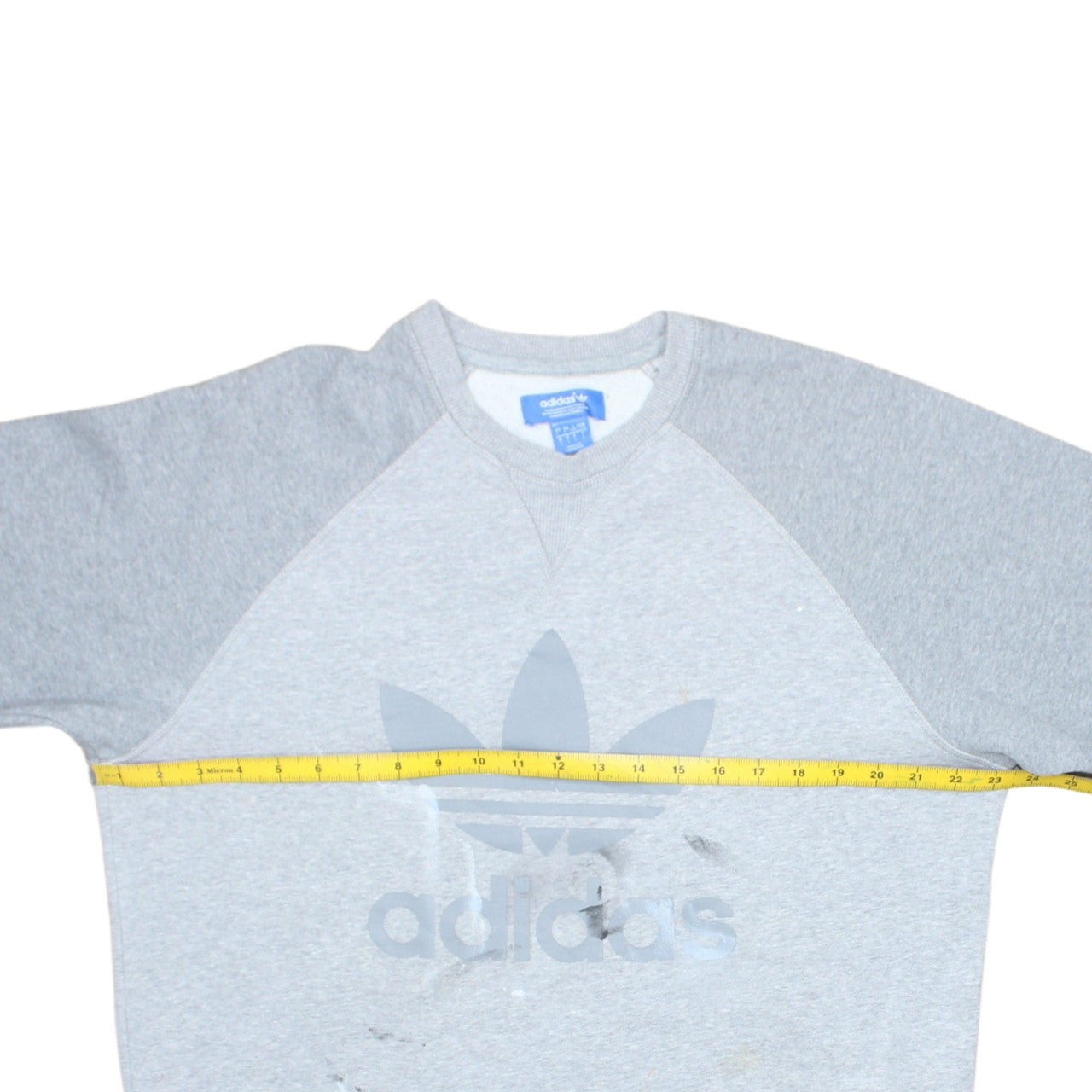 Mens UK Size L adidas Grey Pullover Sweatshirt