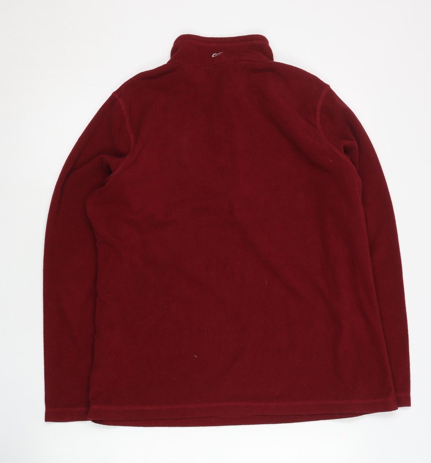 Regatta Women’s Red Fleece Pullover Sweatshirt UK 14 1/2 Zip Outdoor