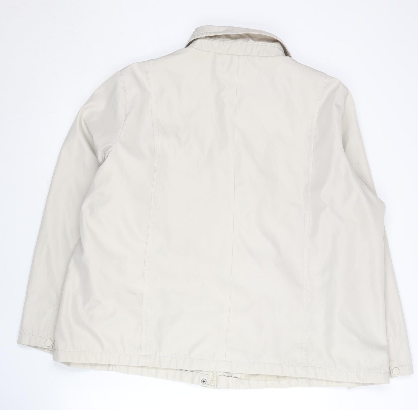 Womens UK Size XL BM Beige Basic Jacket
