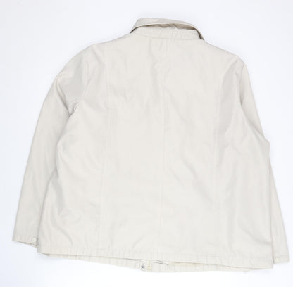 Womens UK Size XL BM Beige Basic Jacket