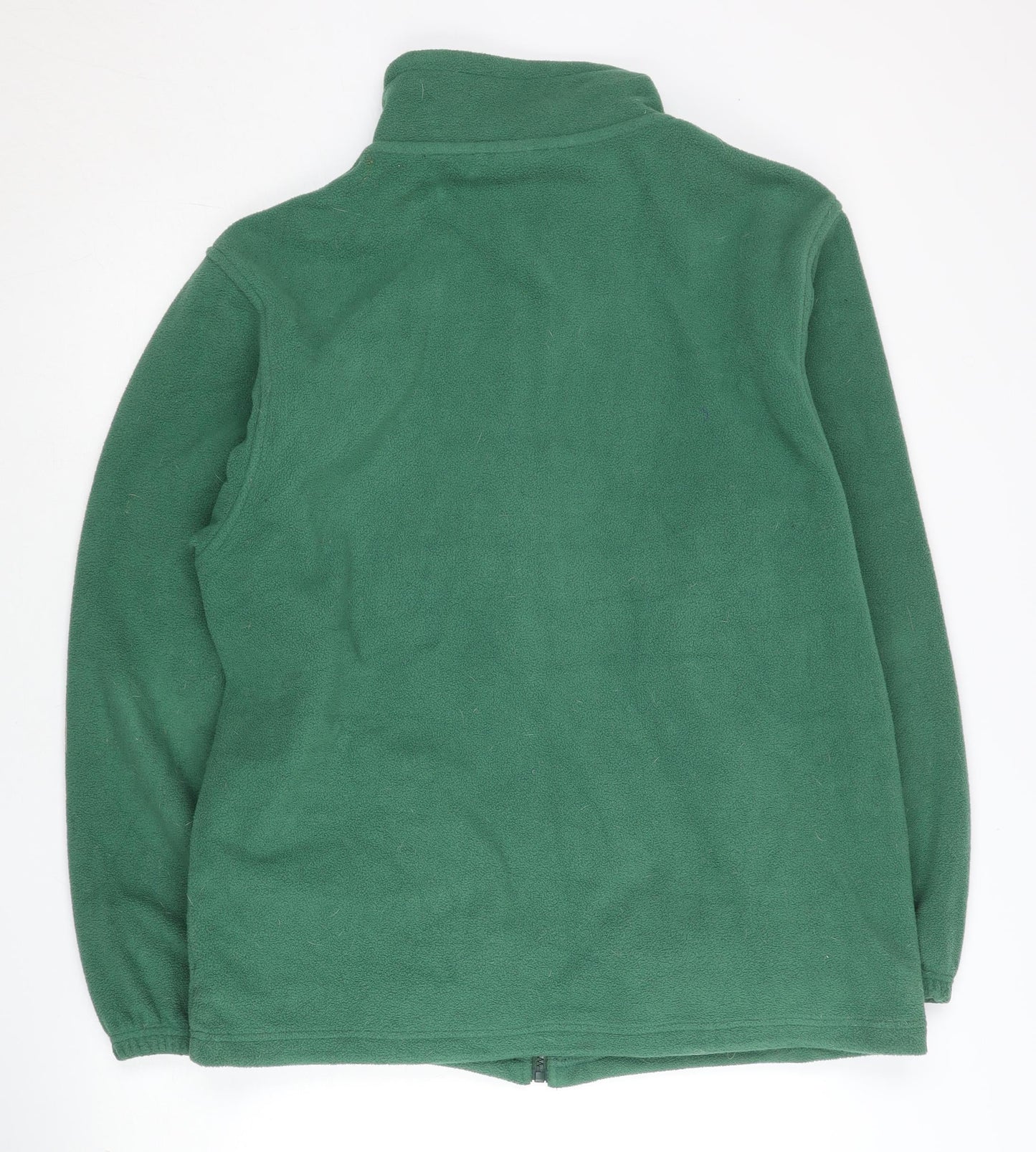 Alexandra Men’s Green Fleece Zip Jacket Medium Regular Fit