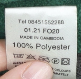 Alexandra Men’s Green Fleece Zip Jacket Medium Regular Fit