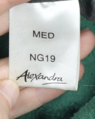 Alexandra Men’s Green Fleece Zip Jacket Medium Regular Fit