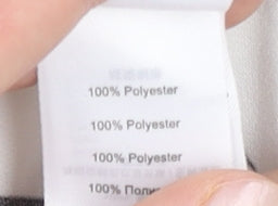 New Look Women White Striped Suit Jacket Size 6 Regular Fit