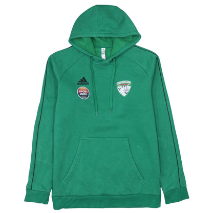 Mens UK Size L adidas Green Pullover Hoodie