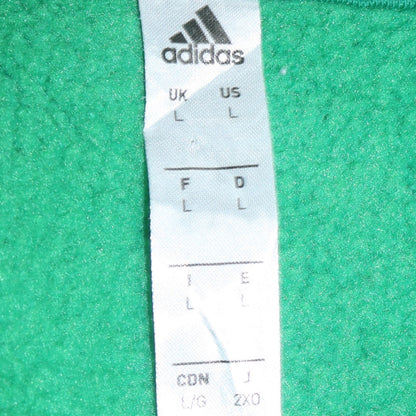 Mens UK Size L adidas Green Pullover Hoodie
