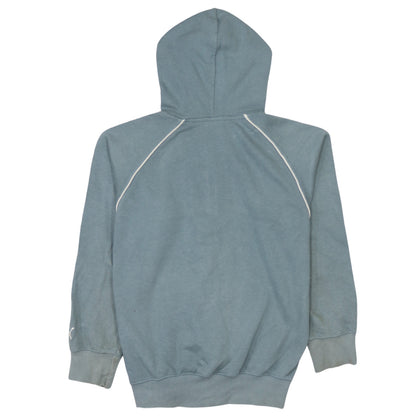 Puma Womens Blue Hooded Full Zip Sweatshirt Size 12