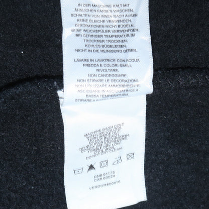 Adidas Mens 2XL Black White Track Jacket Zip Cotton Blend