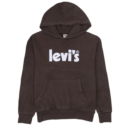 Mens UK Size XS Levi's Brown Pullover Hoodie