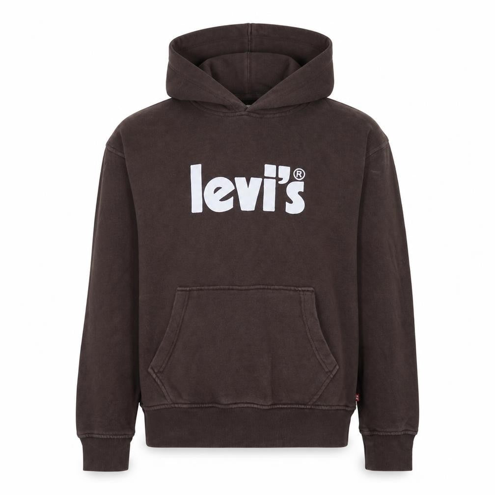 Mens UK Size XS Levi's Brown Pullover Hoodie