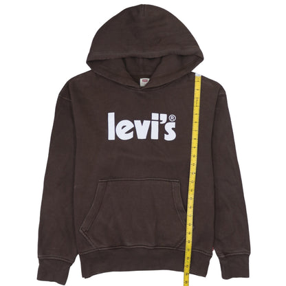 Mens UK Size XS Levi's Brown Pullover Hoodie