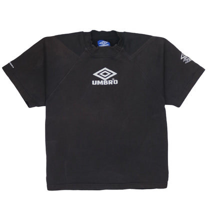 Umbro Men’s Black M Vintage Sports T-Shirt Short Sleeve Logo