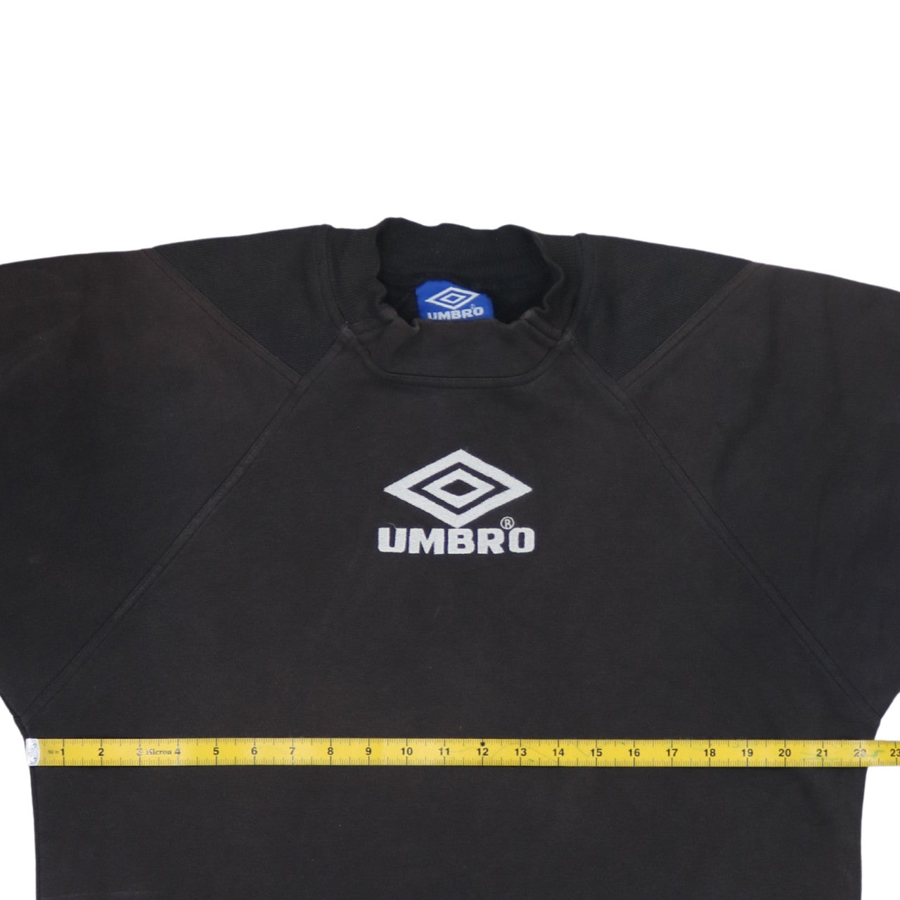 Umbro Men’s Black M Vintage Sports T-Shirt Short Sleeve Logo